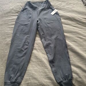 Gilly Hicks Blue/Gray High-Waisted Joggers